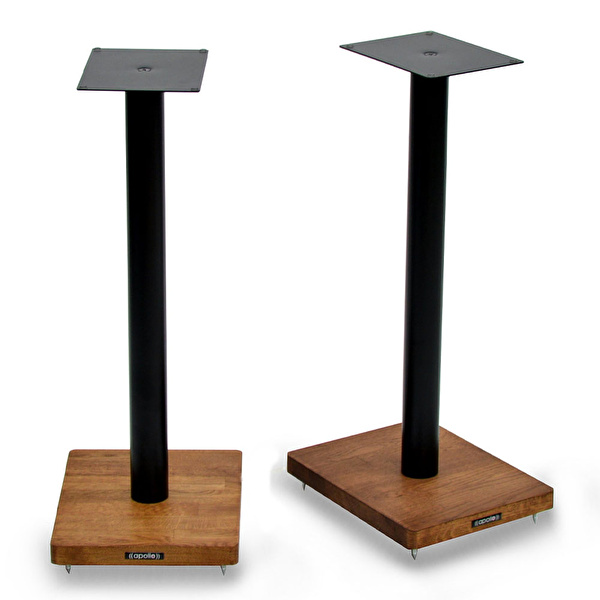 ATACAMA Apollo Cyclone 6 Raf Tipi Hoparlör Standı Çift (Dark Oak, Satin Black)